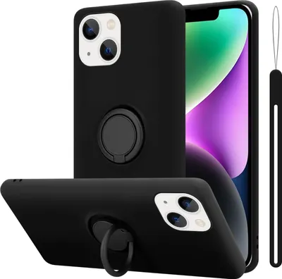 Immagine prodotto di Cadorabo custodia per Apple iPhone 14 custodia protettiva in nero custodia per cellulare TPU custodia cover