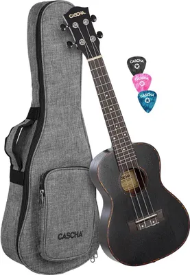 Zdjęcie produktu dla Cascha HH 2300 Premium Black Ukulele koncertowe