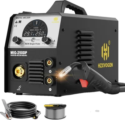 Produktbild von Schweißmaschine, automatische Drahtzufuhr, , kompakte Abmessungen, MIG250DP