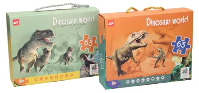 Immagine prodotto di Puzzle "Il mondo dei dinosauri", 63 pezzi