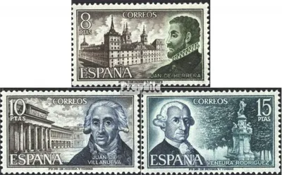 Produktbild von Briefmarken Spanien 1973 Mi 2012-2014 (kompl.Ausg.) postfrisch Baumeister