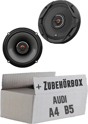 Produktbild von Lautsprecher - Einbauset mit JBL GX602 | 2-Wege | 16,5cm Koax für Audi A4 B5 Ablage Heck
