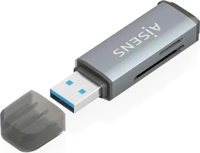 Image de Lecteur de cartes Aisens ASCR-2A09-GR Gris