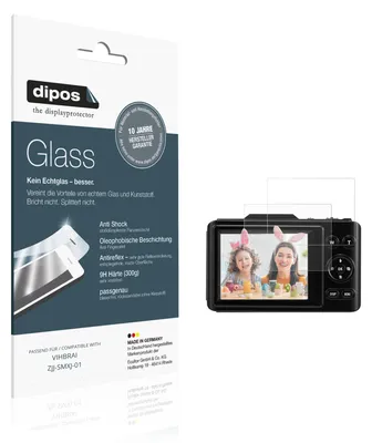 Produktbild von 2x Schutzfolie für VIHBRAI ZJJ-SMXJ-01 matt - Anti-Shock 9H Folie dipos Glass Kunststoffglas