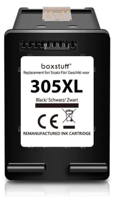 Produktbild von Boxstuff-Patronen passend für HP 305XL (3YM62AE) Schwarz