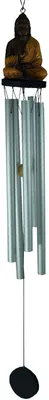 Produktbild von Klangspiel mit Buddha - Gelb, 108*8*8 cm, Windspiele & Klangspiele