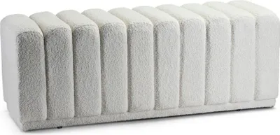 Produktbild von HowHomely | Stolička Alisa - 120 cm - krémová - moderný dizajn - všestranné použitie