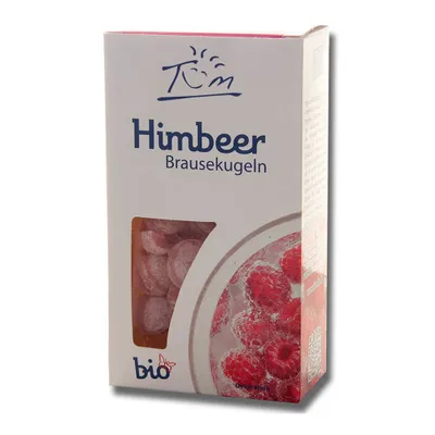Produktbild von BioVita Himbeer Brausekugeln 75g