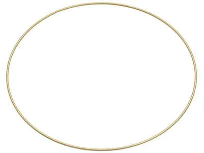 Produktbild von Ring aus Metall, goldfarben, 10 cm Durchmesser, geeignet für Dekorationen