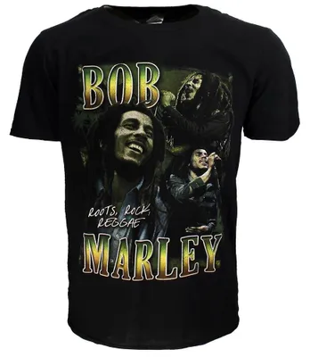 Zdjęcie produktu dla Koszulka Bob Marley Roots Rock Reggae Oficjalny gadżet zespołu - rozmiar L