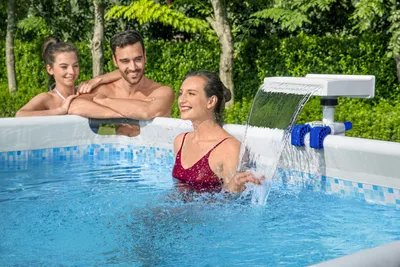 Produktbild von Bestway Flowclear Soothing LED-Wasserfall für Pools