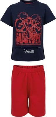 Obrázek produktu pro Marvel Shortama pyžamo krátké dětské pyžamo černé 122/128