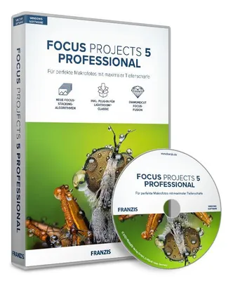 Produktbild von FRANZIS 70819 - FOCUS projects 5 professional Bildbearbeitung