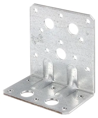 Produktbild von Alberts Schwerlast-Winkelverbinder mit Sicke | sendzimirverzinkt | 50 x 90 x 80 mm | 50er Set