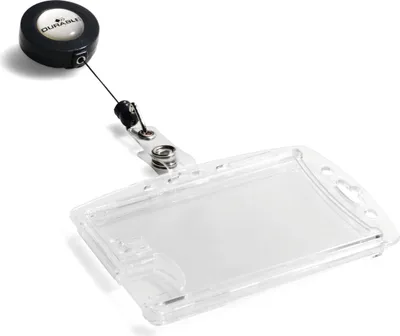 Obrázek produktu pro DURABLE Pouzdro na 2 ID karty ENCLOSED s rolosystémem, transparentní, 822419, 10 ks