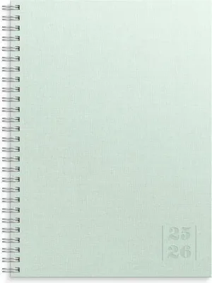 Produktbild von Burde Senator A5 Textil Grün Schülerkal. 2025/2026