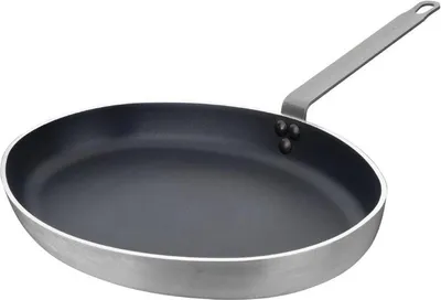 Obrázek produktu pro Hliníková nepřilnavá teflonová pánev Vogue Platinum Plus oválná 40 cm