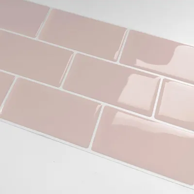 Immagine prodotto di Piastrelle adesive 3D in vinile - Autoadesive - Impermeabili - Ideali per cucina/bagno - 30x13 cm - Confezione da 10 pezzi - Adesivo da parete