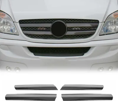 Image de Moulure de Grille de Calandre pour Mercedes Sprinter W906 2006-2013 Chromé 4Pcs