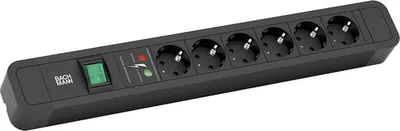 Immagine prodotto di Bachmann PRIMO 2 6xCEE7/3 1xSPD 1xinterruttore 2,0 m CEE7/7