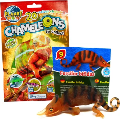 Produktbild von Blue Ocean Chamäleons Sammelfiguren 2024 - Planet Wow - Figur 9. Furcifer Bifidus
