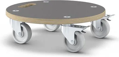 Produktbild von Pflanztrolley Ø 38 x 11 cm, 2 Bremsen, 250 kg Tragfähigkeit,