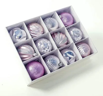 Productafbeelding van Kerstballen Ornamenten - Kerstboom Decoraties - Kerstboom Versieren - Onbreekbaar Kunststof - 6 cm - Roze