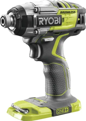 Image de RYOBI Visseuse à choc sans fil R18IDBL-0, admission six pans creux 1/4", 270 Nm, 3 positions pour des applications ciblées, 18V