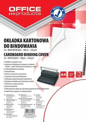 Image de Produits de bureau verso - simili cuir /100pcs blanc A4/250 g