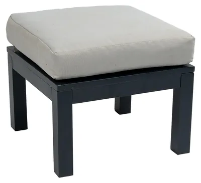 Produktbild von Hocker Bezano | Matt Black / Off White | Aluminium