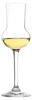 Grappa-Gläser Set 6 Stück 87 ml Kristallglas spülmaschinengeeignet