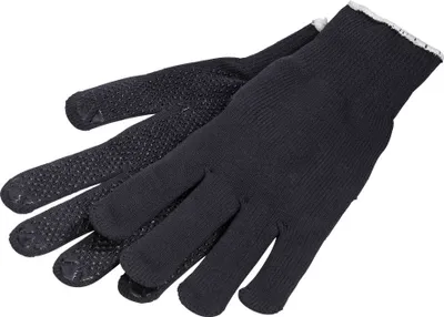 Productafbeelding van Hygostar 33274 Feinstrickhandschuhe Pearl dunkelblau Gr. 9/L Nylon/Baumwolle einseitig schwarze PVC-Noppen