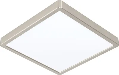 Produktbild von EGLO connect.z Smart-Home LED Bad-Deckenlampe Fueva-Z, LxB 28,5cm, ZigBee, App und Sprachsteuerung, Lichtfarbe einstellbar, dimmbar, nickel-matt, IP44