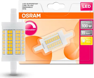 Immagine prodotto di Osram SUPERSTAR Lampadina LED Bianco caldo 2700 K 11,5 W R7s E