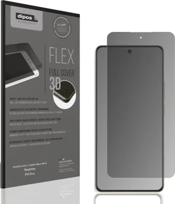 Produktbild von Full Cover Privacy Blickschutzfolie für Realme P4 Pro Folie Anti-Shock