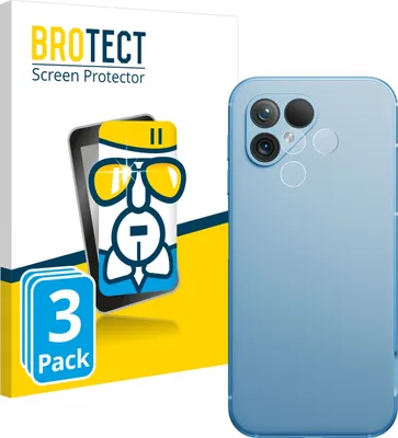 Produktbild von 3x BROTECT Schutzglas für Fairphone 5 (NUR Kameraschutz) Schutzfolie Panzer Folie Glas Display Schutz klar