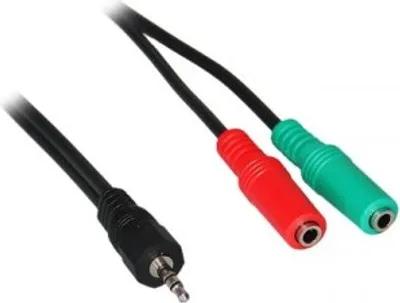 Produktbild von Adapter Klinke Stereo 4-polig auf 2x Buchse