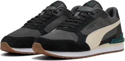 Produktbild von Puma Echtleder Sneaker ST Runner v4 SD dusky gray-alpine snow-black, Herren:47 EU