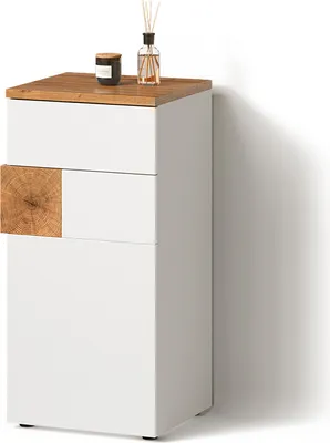 Produktbild von Midischrank Livinity Tanaro Weiß 40 x 84 cm, Model 52759