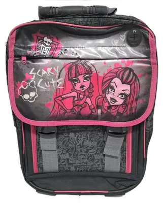 Obrázek produktu pro Školní batoh Monster High pro děti – prostorný batoh do školy, na volný čas a výlety