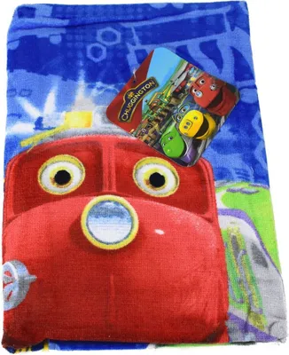 Produktbild von Handtuch Chuggington der Größe 70x140 cm Baumwoll-Duschtuch für Kinder