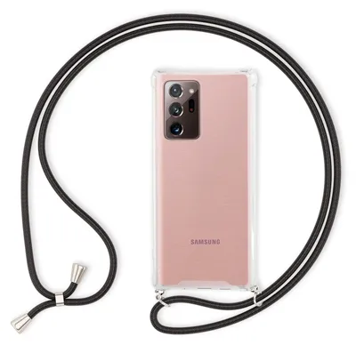 Image de Étui NALIA pour téléphone portable avec chaîne pour Samsung Galaxy Note 20 Ultra, Cordon Phone Cover Noir