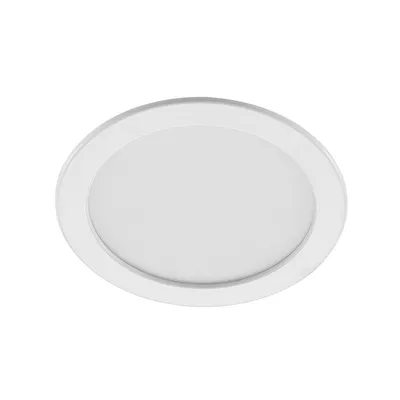 Produktbild von Prios LED-Einbaulampe Cadance, weiß, 22 cm, CCT, IP44