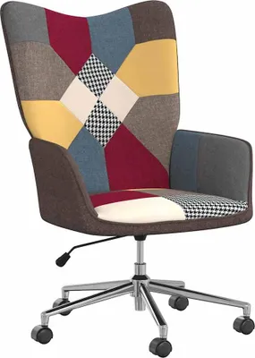Immagine prodotto di vidaXL Poltrona relax tessuto patchwork
