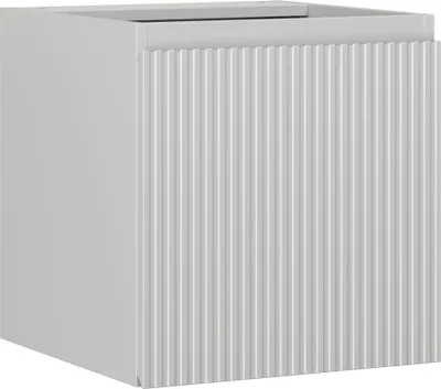 Produktbild von Mexen Rivel Badezimmer Unterschrank 45 cm, 1 Tür, geriffelt, grau matt - 91A21-04547-1-BF62