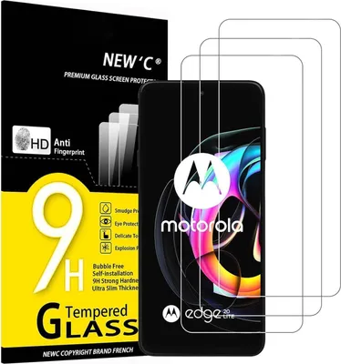 Zdjęcie produktu dla Szkło ochronne Armour dla Motorola Edge 20 Lite - 3-pak ochraniaczy ekranu o twardości 9H