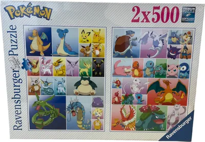 Produktbild von RAVENSBURGER Puzzle Pokémon 2x500 dílků