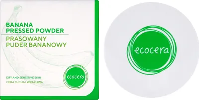 Obrázek produktu pro Ecocera_Banana Lisovaný Pudr Pro Suchou A Citlivou Pleť 10G