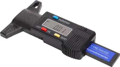 Produktbild von Digitaler Reifenprofiltiefenmesser 0 bis 1 Zoll Messbereich Zoll MM Umrechnungsanzeige für Auto