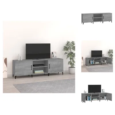 Imagen del producto de vidaXL Mueble de TV gris Sonoma, 150x30x50 cm, material de madera, muebles para televisión